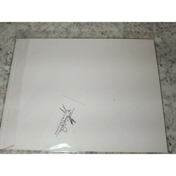 Robert Shields 5"x8" Mermaid Love‎ Lithograph Signed by Artist Cardboard Frame - Picture 7 of 8